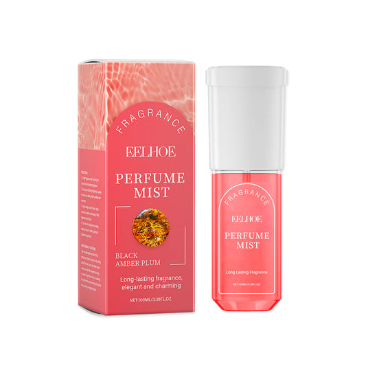 Amber Fruity Plum Body Perfume Spray, Light Fragrance with Natural Fresh And Non Greasy Formula