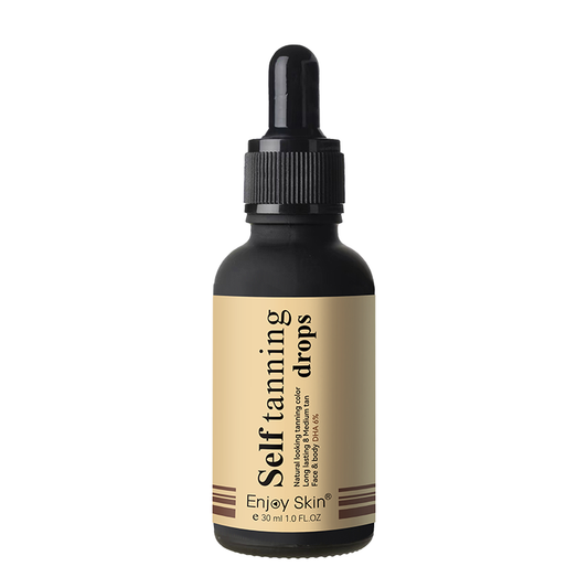 Organic Self Tanning Serum Drops, Sunless Tan Solution for Light Sensitive Skin