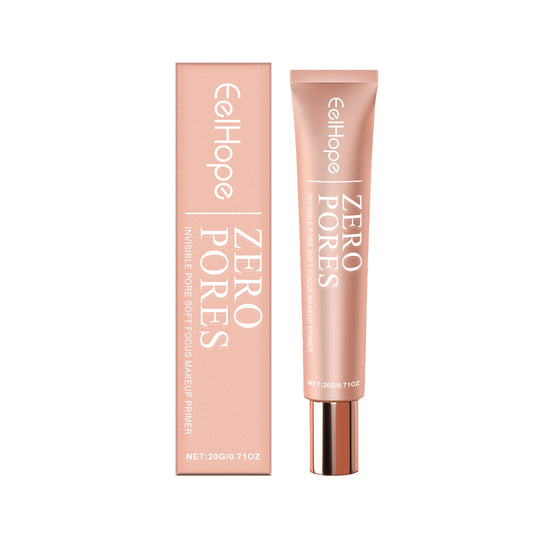 No Pore Brightening Skin Primer, Natural Radiance, Gentle, Non-Greasy Base with Niacinamide and Hyaluronic Acid