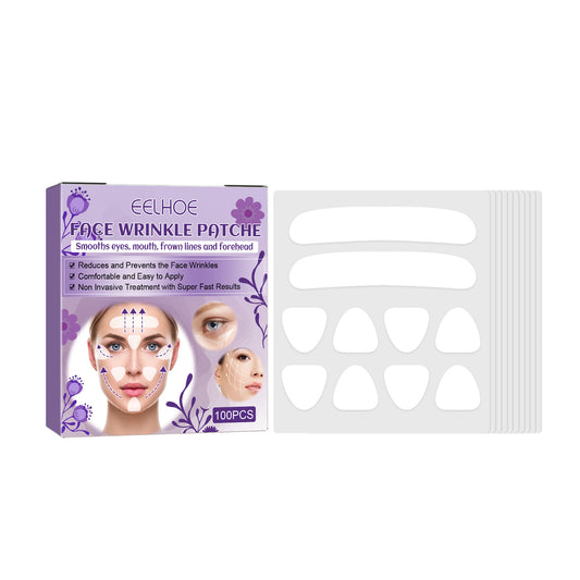 Facial Wrinkle Anti-aging Mask Patches, Lifts Facial Skin Tightens Mouth Line 100 Patches