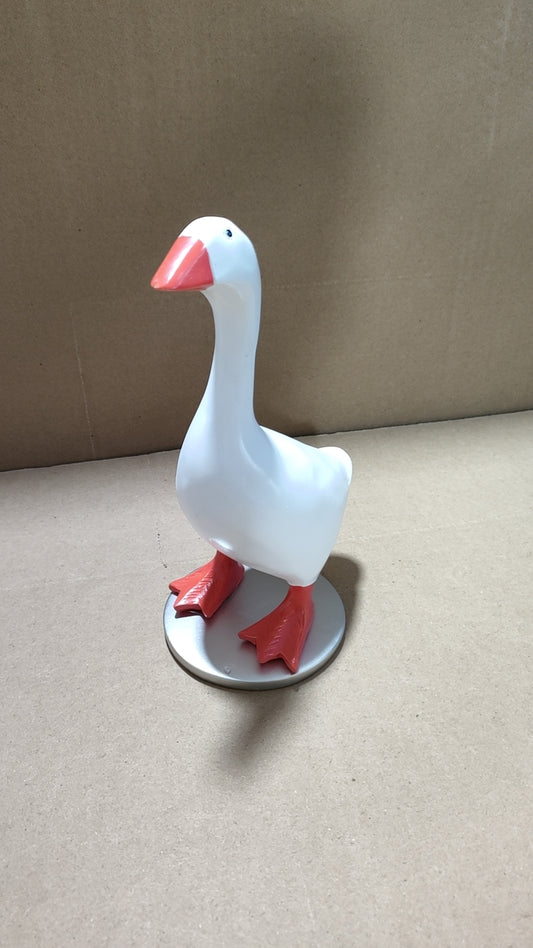 Cute Duck Magnetic Statue Holder for Key Scissors Household Iron Products Resin Decoration