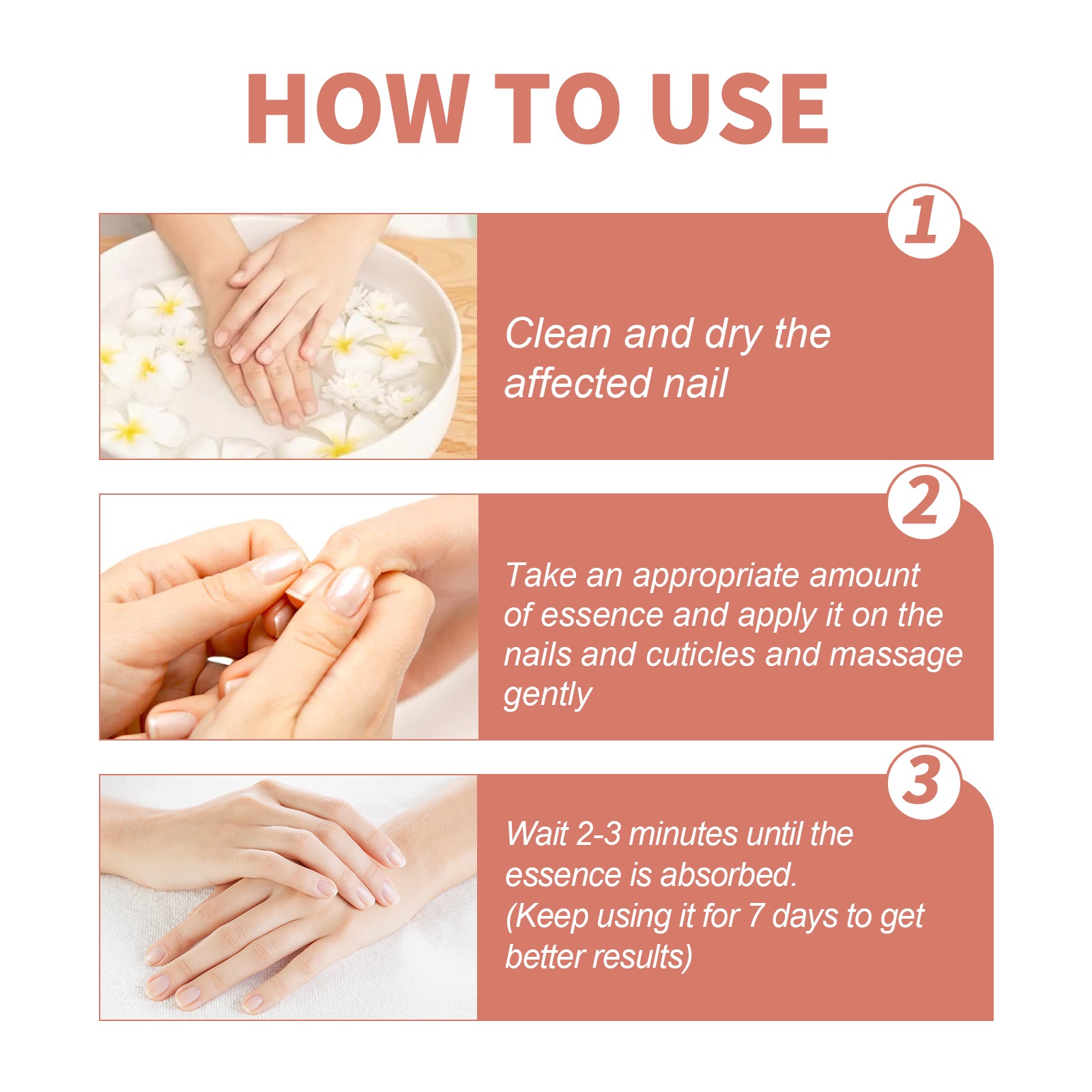 7 Day Nail Repair Essence Serum, Hand And Foot Nail Brightening Thickening Toenail Care Solution