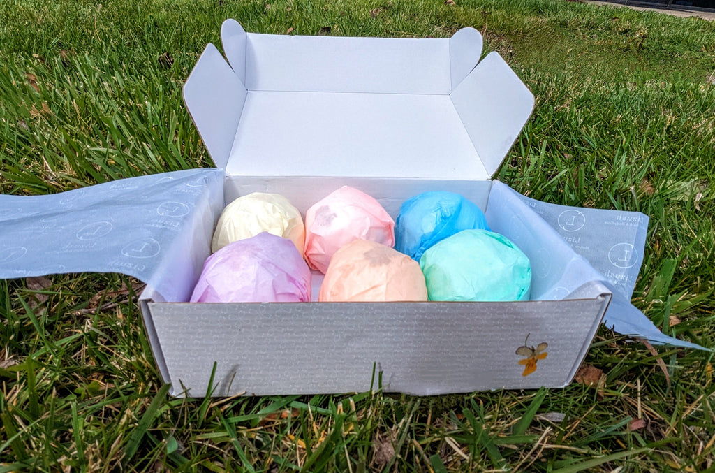 Spring Natural Bath Bombs Gift Set [Lizush] *Made in USA*