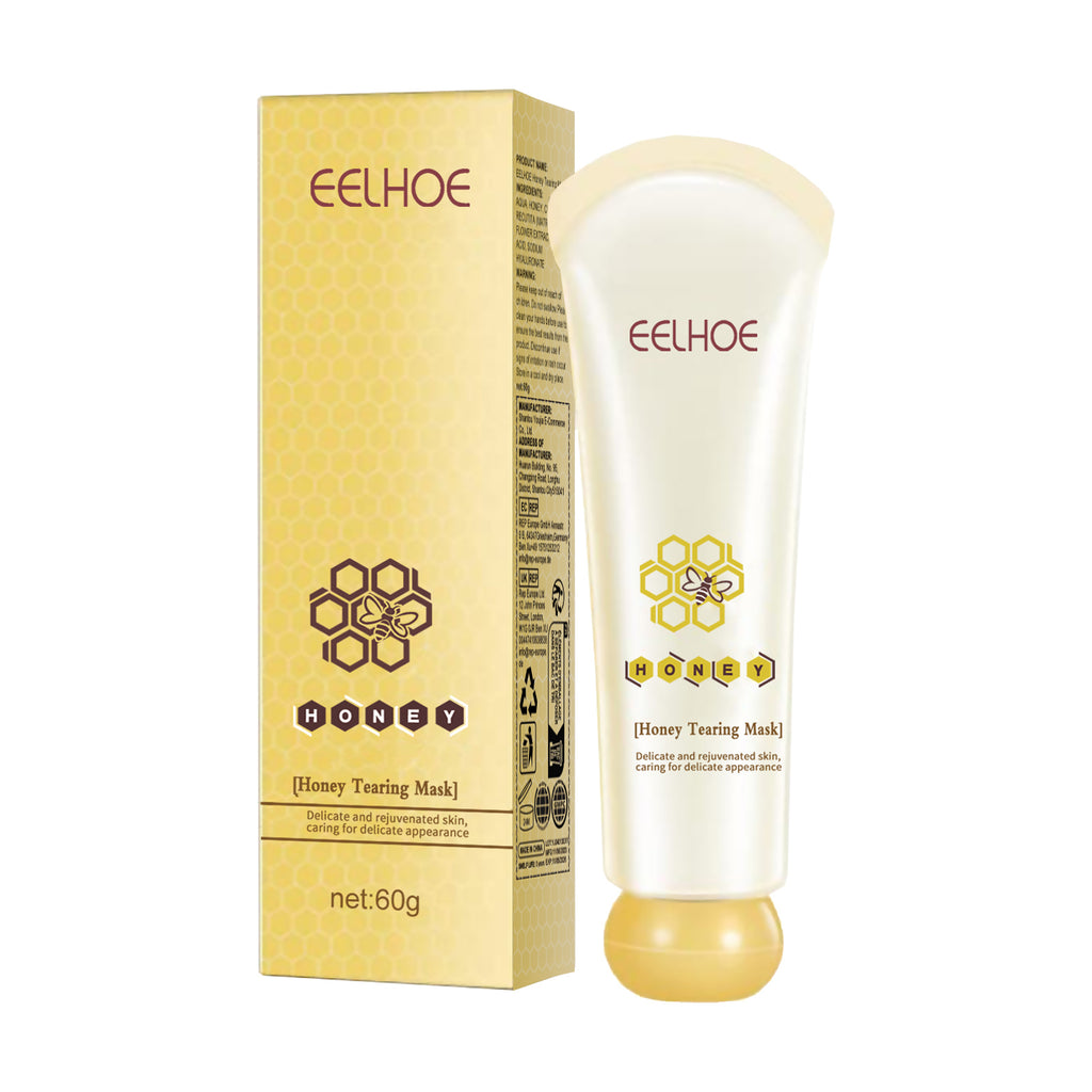 Honey Peel Mask, Tightens Pores Brightens Skin And Gently Removes Blackheads Apply Facial Mask
