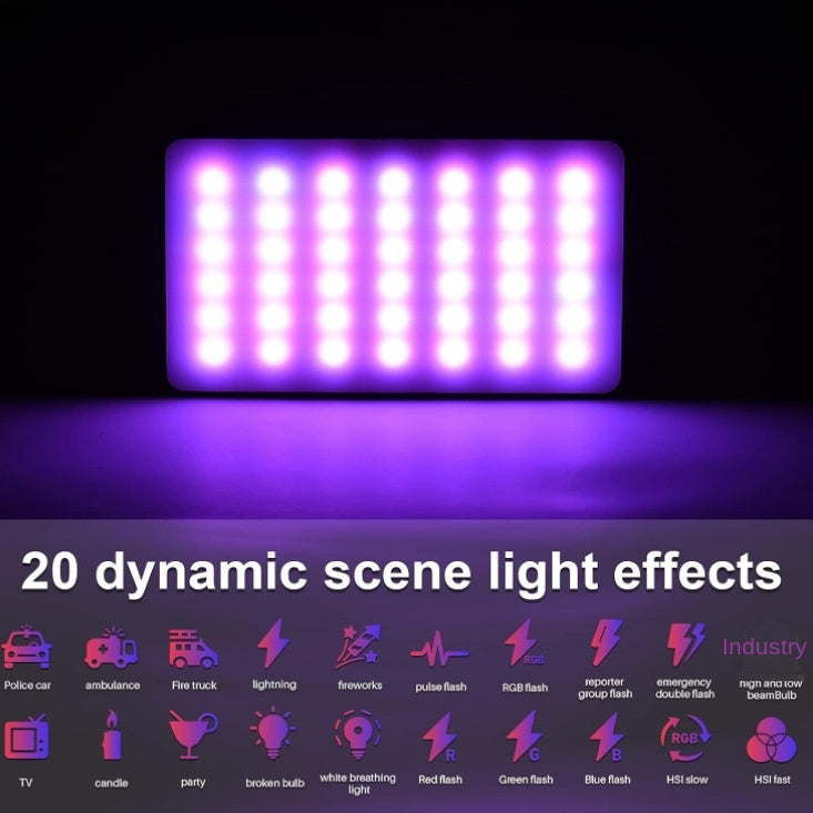 3-Color Mobile Live Streaming LED Video Photography Fill Light LED Camera Lighting Lamp