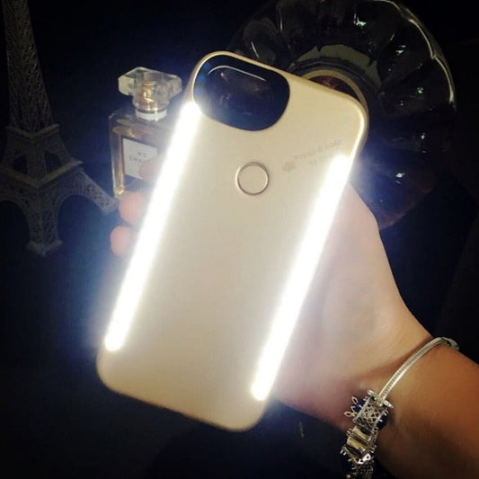 Light Up Selfie Flash Phone Case For iPhone XS MAX XR 11 Pro X XS 6 6s 7 8 Plus Anti-fall 3 Generations for iPhone