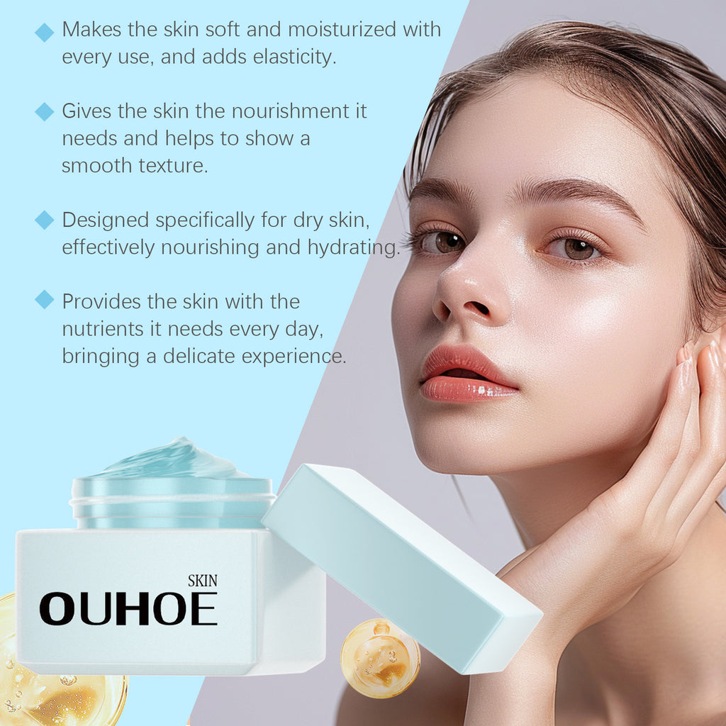 Collagen Face Cream with Scoop, Gentle Moisturizing And Firming Anti-Aging Delicate Skin Care Cream
