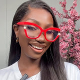 Anti-blue Light Women's Thick Pearl Glasses