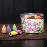 Traditional Buddha Hand Incense Burner Flower Lotus Smoke Waterfall Backflow Incense Burner Elegant Lotus Incense Holder