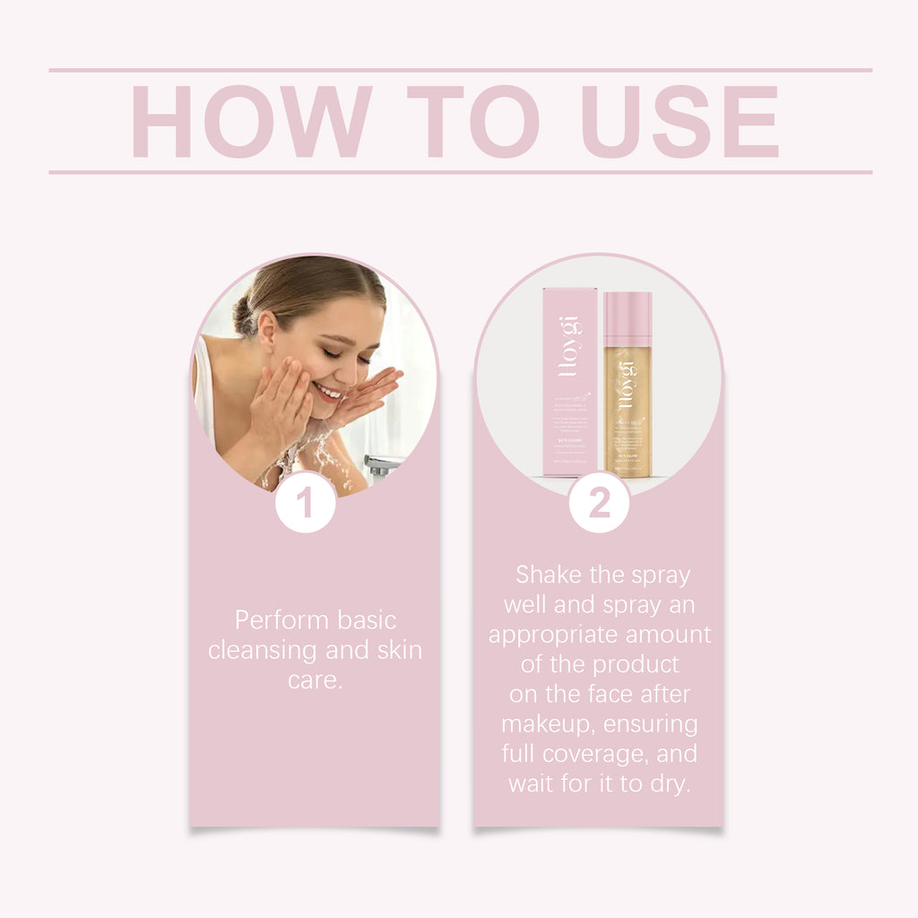 Moisturizing Makeup Protection Spray, Light Transparent Long-Lasting Natural Face Mist
