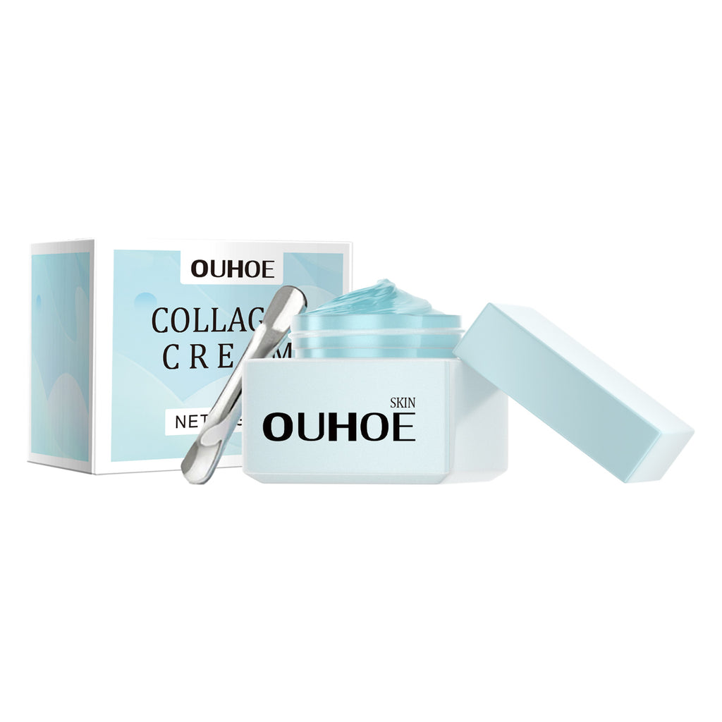 Collagen Face Cream with Scoop, Gentle Moisturizing And Firming Anti-Aging Delicate Skin Care Cream