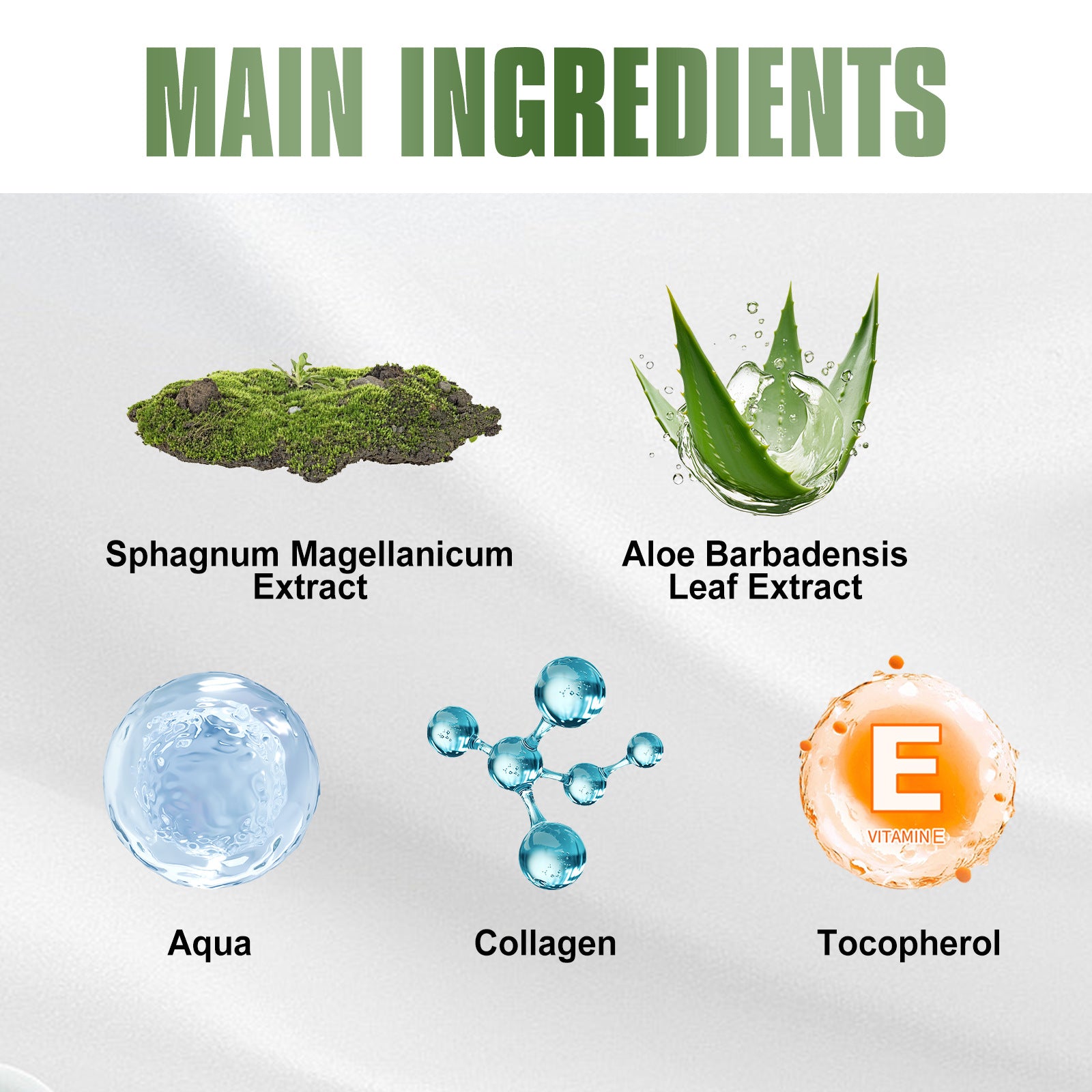 Anti-Aging Moss Moisturizing Ointment, Face Collagen Hydrating Anti-Wrinkle Aloe Essence Moisturizing Refreshing Cream