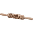 Floral Embossed Rolling Pin | Bees and Florals Design  | 13.75" x 2"