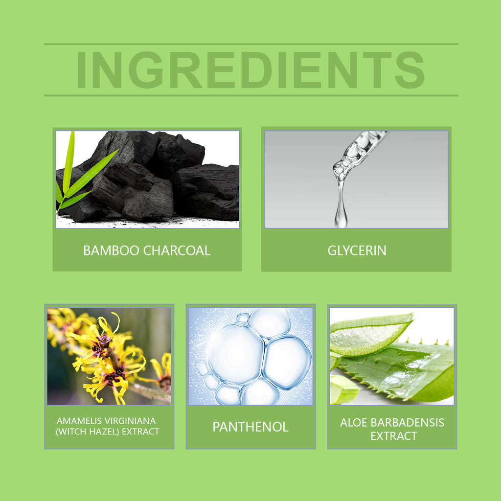 Bamboo Charcoal Nose Mask Gently Cleanses T Zone Of Face, Moisturizes Pores And Moisturizes Skin Nose Mask