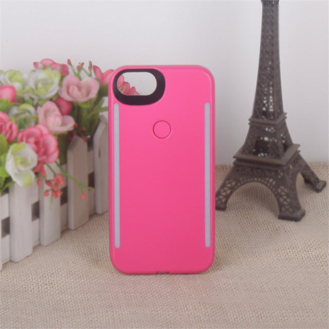 Light Up Selfie Flash Phone Case For iPhone XS MAX XR 11 Pro X XS 6 6s 7 8 Plus Anti-fall 3 Generations for iPhone