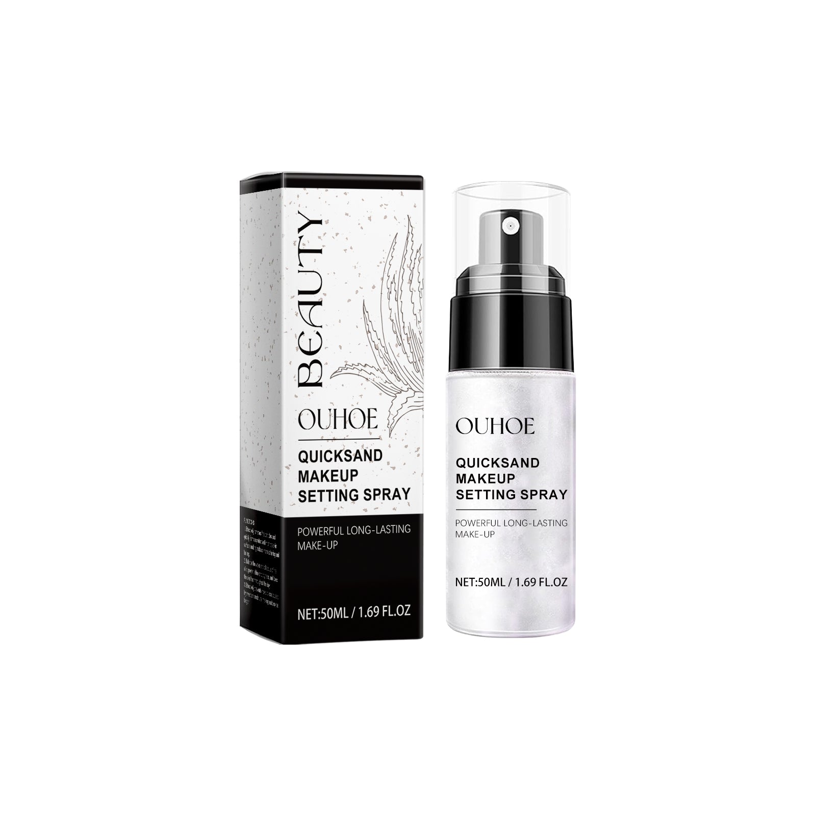 Quicksand Makeup Setting Spray, Natural Lightweight Multi-Effect Mist Refreshing Makeup Spray