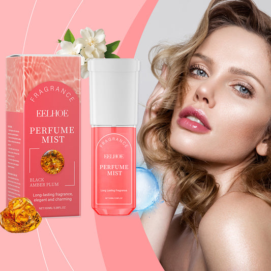 Amber Fruity Plum Body Perfume Spray, Light Fragrance with Natural Fresh And Non Greasy Formula