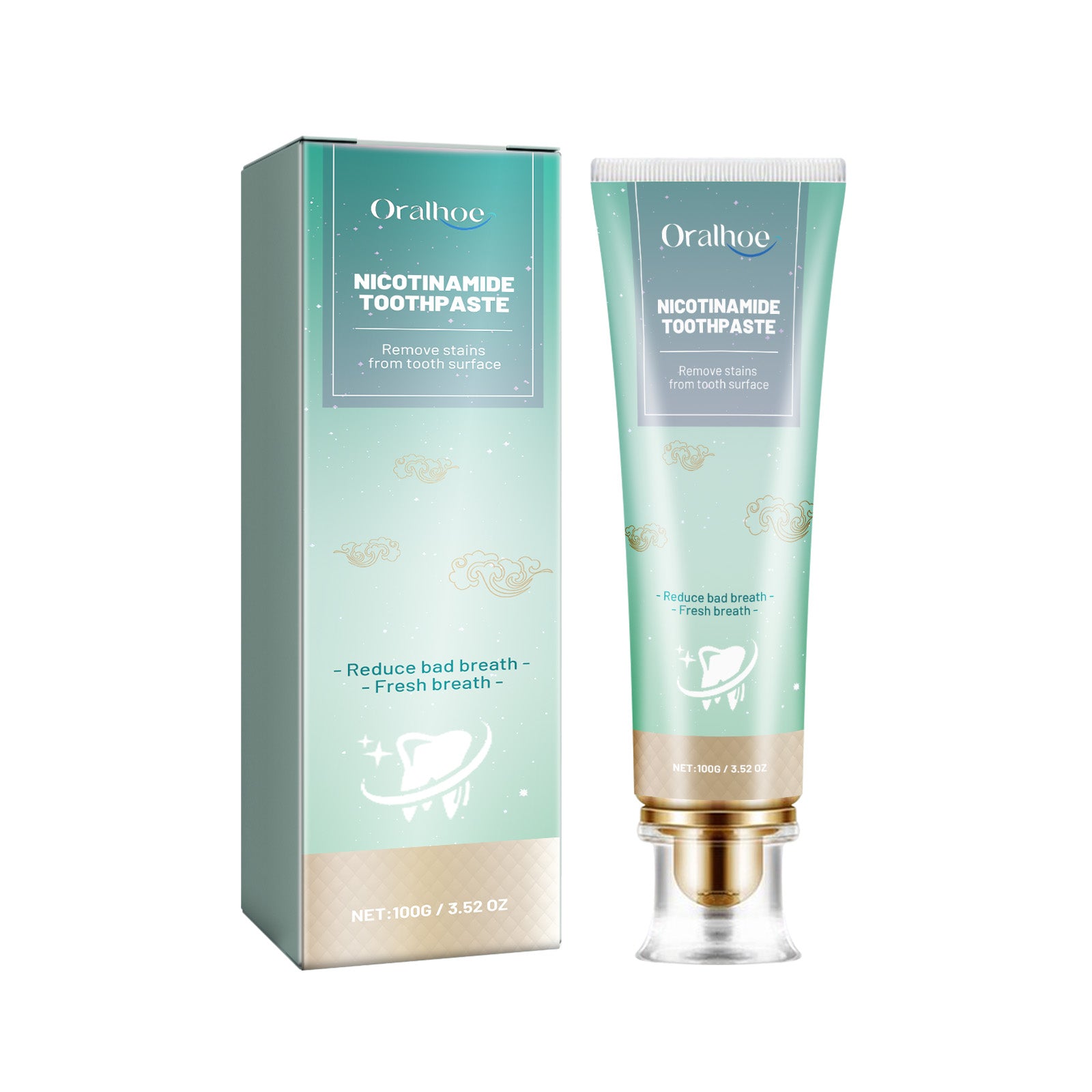 Niacinamide Whitening Toothpaste, Teeth Cleaning Fresh Breath Toothpaste