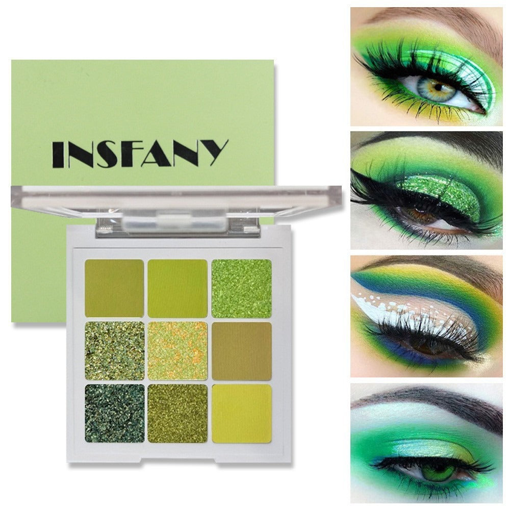 Eye Shadow Avocado Green 9-Square Palette