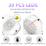 86W 39 LED Lamp Nail Dryer For Nail Manicure UV Fast Drying Nail Drying Lamp Curing Light
