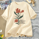 Don't Look Away From Palestine Flowers T-shirt
