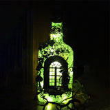 Mysterious Ghost Castle Forest Luminous Creative Bottle Home Gardening Ornament Halloween Decor
