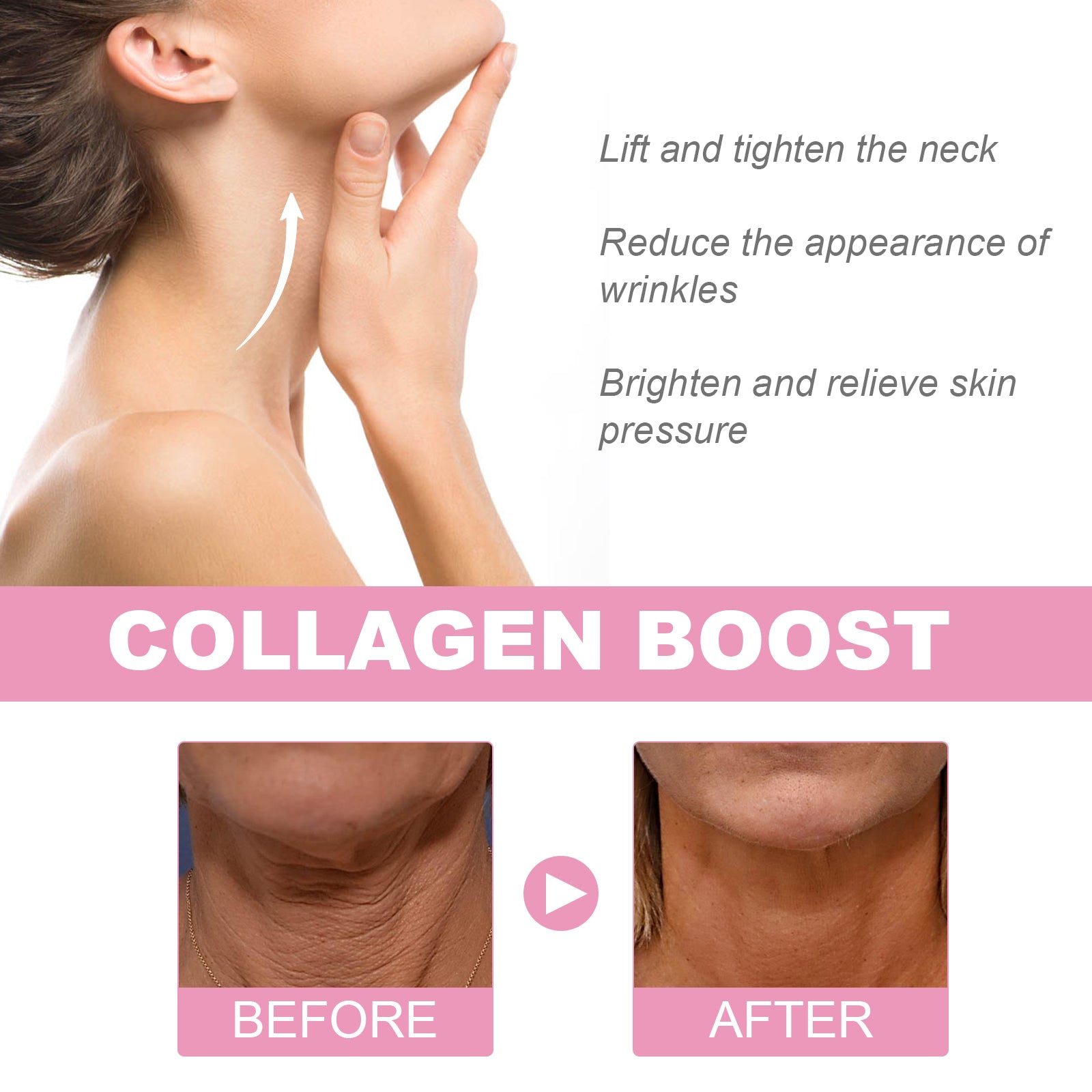 Hydra-Collagen Neck Repair Cream, Firming Skin Moisturizing Neck Care Cream