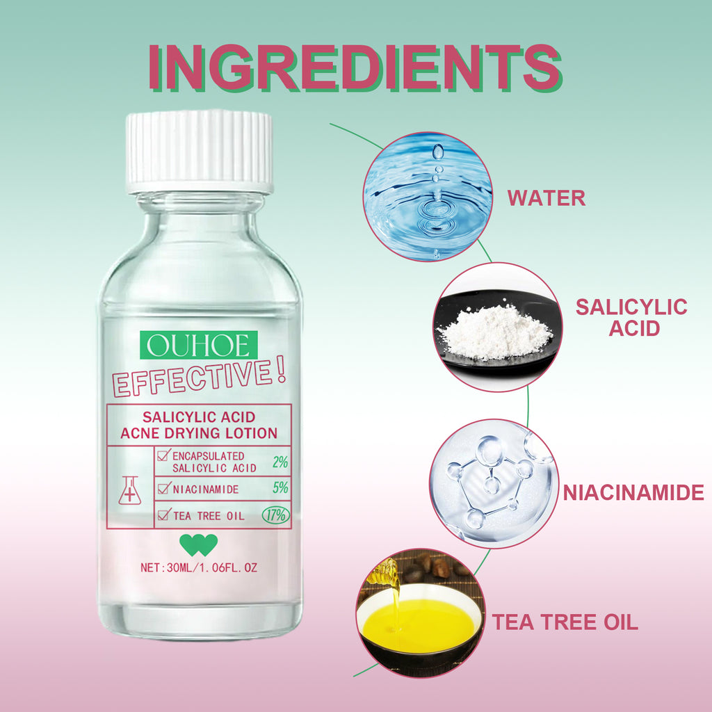 Salicylic Acid Acne Drying Serum, Gentle Repair Acne Skin Moisturizing Oil