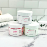 Natural Whipped Essential Oil 2 in 1 Shaving Cream and Bath Soap ~ Lavender Vanilla, Eucalyptus Mint, Love Spell