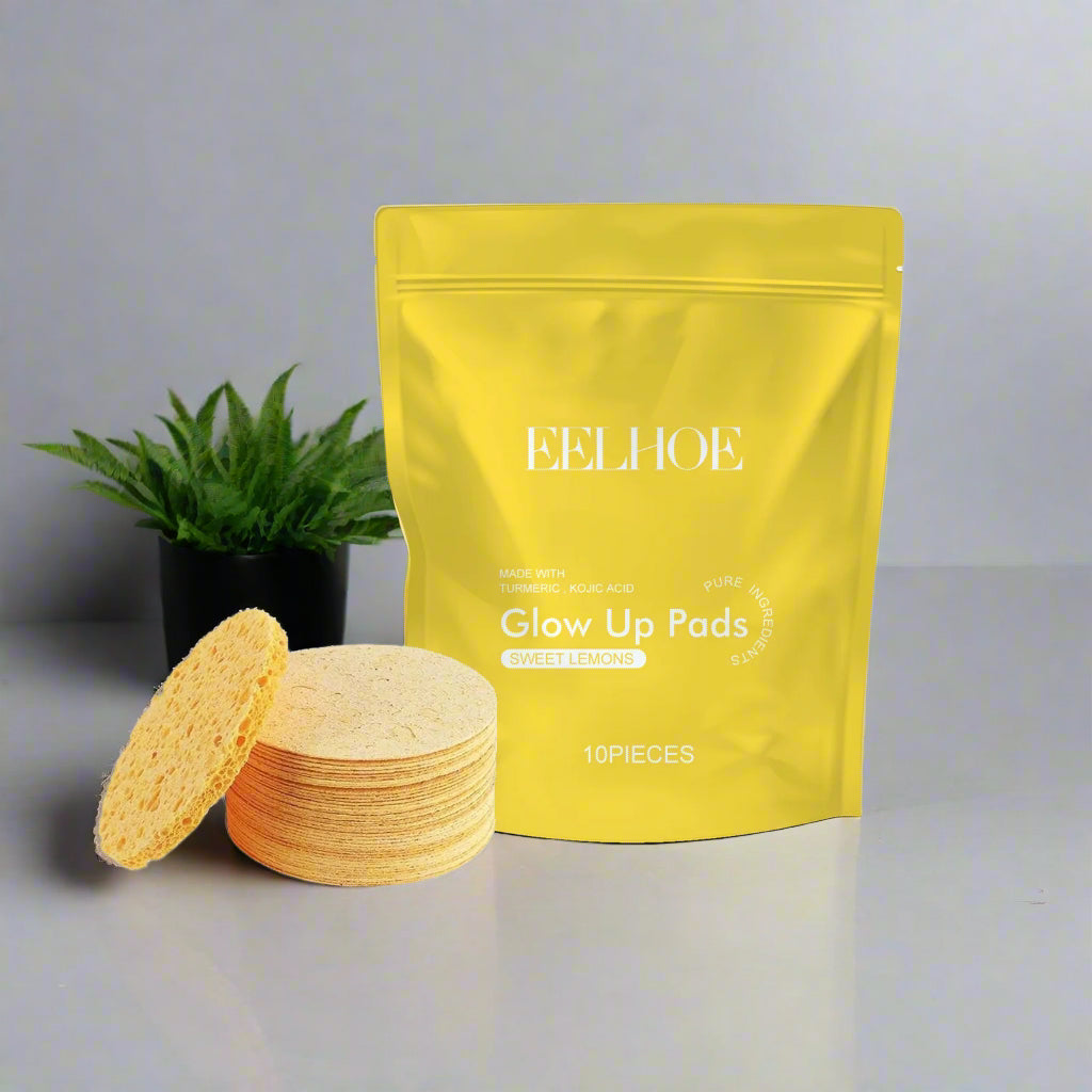 Turmeric Cleansing Pad Deeply Cleanses Skin, Removes Dirt, Controls Oil And Softens Exfoliated And Tender Skin