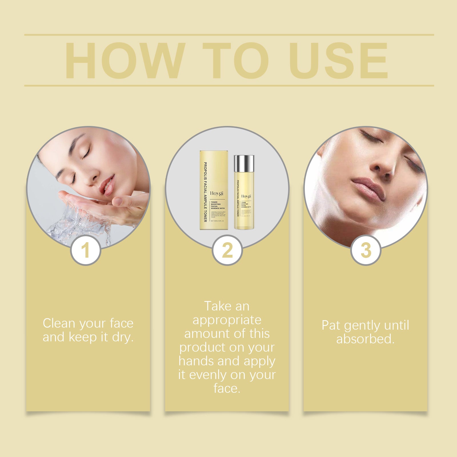 Propolis Honey Ceramide Toner, Face Essence Spray Hydrating Moisturizing Face Toner