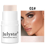 Multi Purpose Highlighting Blush Stick Matte Color Stick for Cheeks Eyeshadow Lips 6 Colors