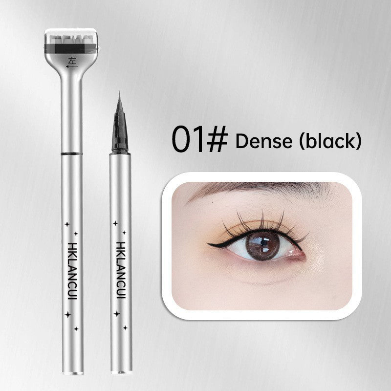 Magic Eye Liner Gel Pen Waterproof 2 In 1 Lower Liquid Eyeliner Stamp