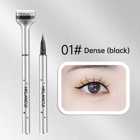 Magic Eye Liner Gel Pen Waterproof 2 In 1 Lower Liquid Eyeliner Stamp