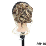 Messy Curly Hair Bun Clip Hair Extensions Claw Clip
