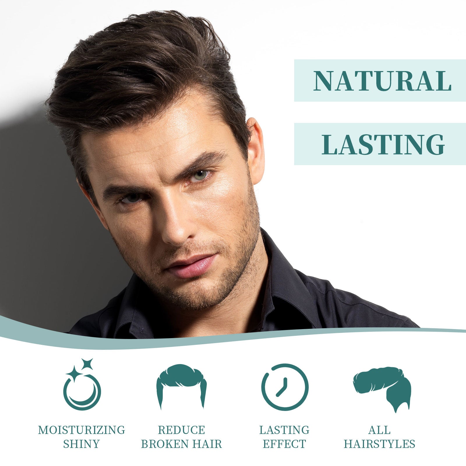 Hair-Plexus Pomades Anti-Frizz Hair Care for Men and Women Moisturizing Shine Styling Gel Natural Volume