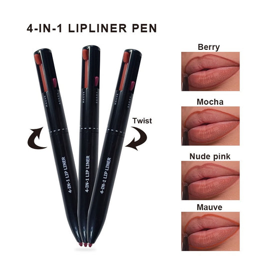 Lip Liner Makeup Pen 4 in 1 Four Colors