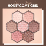 Honeycomb Diamond Eyeshadow Palette Taro Powder Natural Eyeshadow 12 Colors