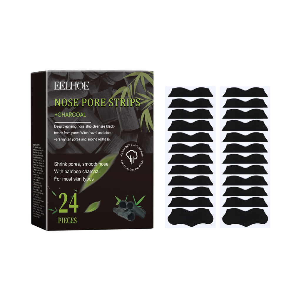 Bamboo Charcoal Nose Mask Gently Cleanses T Zone Of Face, Moisturizes Pores And Moisturizes Skin Nose Mask