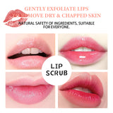 Strawberry Lip Scrub, Moisturize Lips, Prevent Dry Cracked Skin