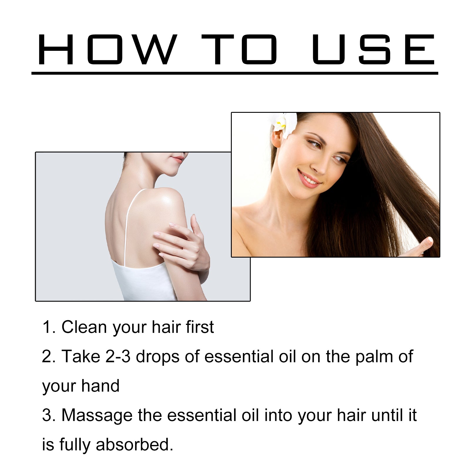 Hair Smoothing Oil, Repair Dry Split Ends and Soothe Frizzy Hair