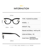 Anti-blue Light Women's Thick Pearl Glasses