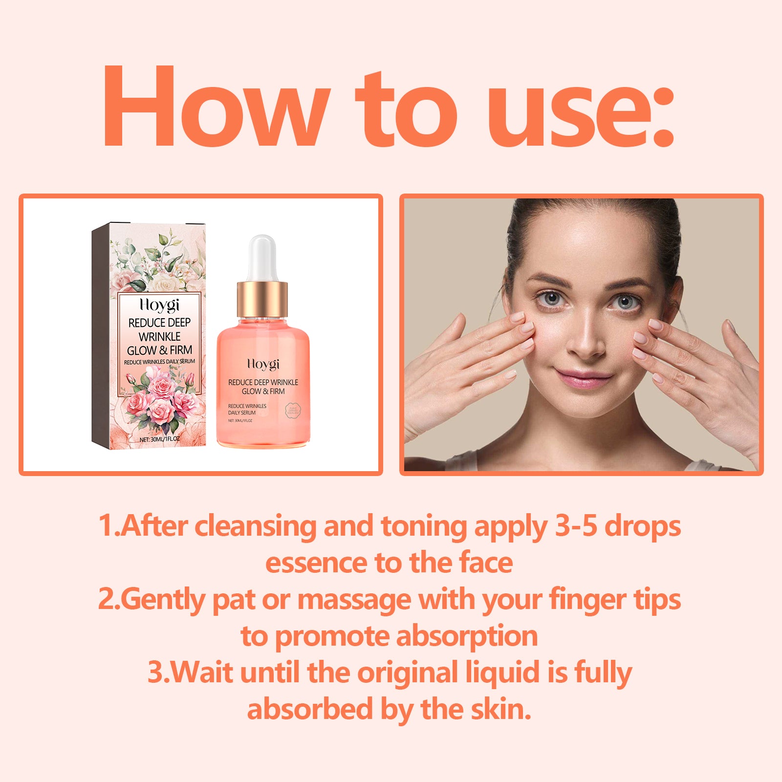 Rose Oil Essence Improves Fine Lines Brightening And Firming Skin Care Oil