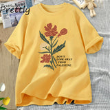 Don't Look Away From Palestine Flowers T-shirt