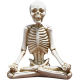 Skeleton Yoga Figurine Decoration Ornaments Skull Small Halloween Decorations