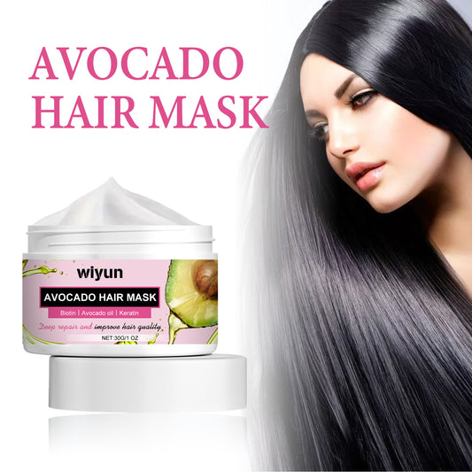 Avocado Hair Mask Moist Smooth Hair Repair Damaged Hair Dry Short-Tempered Membrane