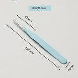 Adorable Pastel Macaron Tweezers for Lashes, Makeup, Skincare, Crafts