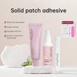 Solid Patch Nail Glue Kit - High Capacity, Ultra Strong Adhesion, Long-lasting, Safe for Natural Nails, Easy to Remove