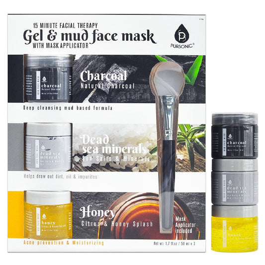 Mud Face Mask Set with Mask Applicator