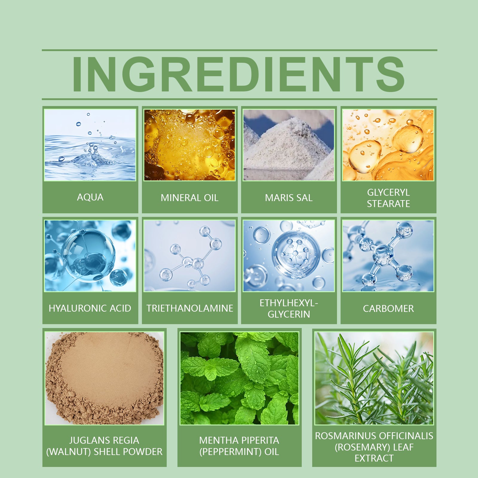 Rosemary Scalp Scrub with Brush, A Gentle, Cleansing, Moisturizing, Refreshing And Soothing Scalp Scrub